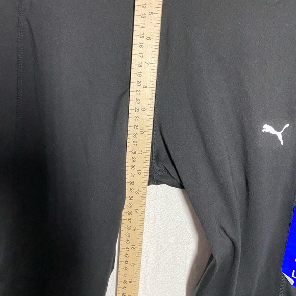 Puma Womens Ruched Fusion Pocket Tight Size Large Black - Picture 5 of 11